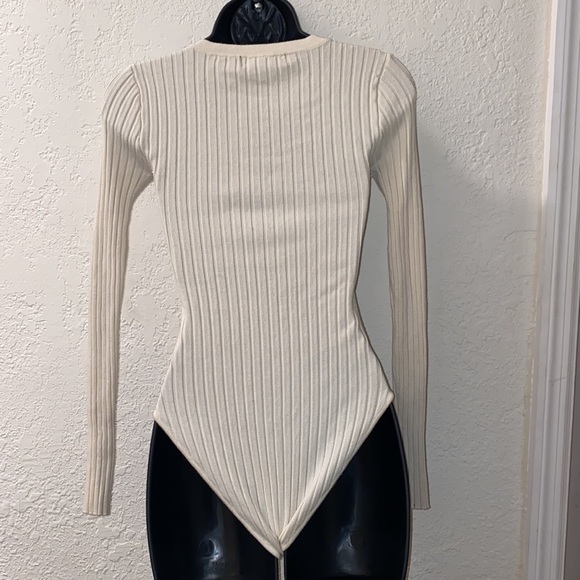 Forever 21 Lace Up Sweater Bodysuit - Picture 6 of 11